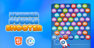 Number Bubble Shooter - Html5 (Construct3)