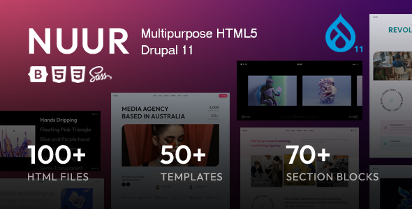 Nuur - Multipurpose Drupal 11 Theme Nuur - Multipurpose Drupal 11 Theme