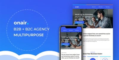 Onair - Responsive Email Newsletter Template