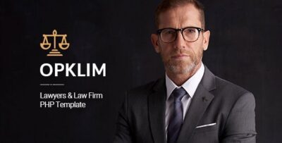 Opklim - Lawyer and Law Firm PHP Template