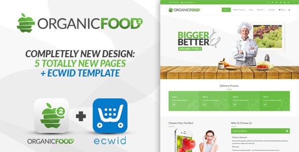 Organic Food - Responsive Joomla Template Organic Food - Responsive Joomla Template