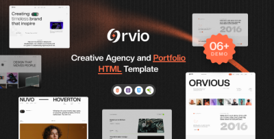 Orvio - Creative Agency and Portfolio HTML Template