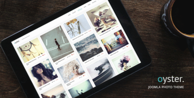 Oyster - Creative Photography Joomla Template