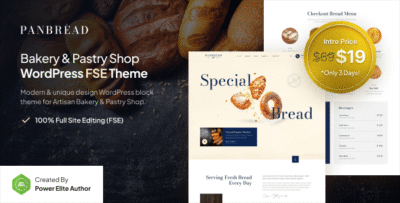 Panbread - Fresh Bakery & Pastry FSE WordPress Theme
