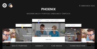 Phoenix - Multi-Purpose Unbounce Template