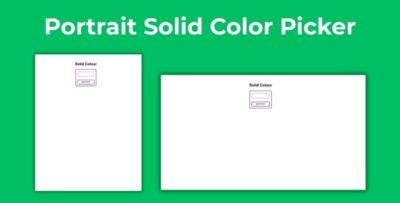 Portrait Solid Color Picker