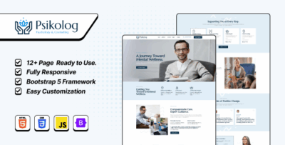 Psikolog - Psychology & Counseling HTML Bootstrap 5 Template