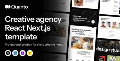 Quanto - Creative Agency & Portfolio React Next.js Template