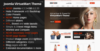 Reviver - Responsive Multipurpose VirtueMart Theme