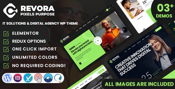 Revora - IT Solutions & Digital Agency WordPress Theme Revora - IT Solutions & Digital Agency WordPress Theme