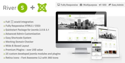RiverS Responsive Multi-Purpose Joomla Template
