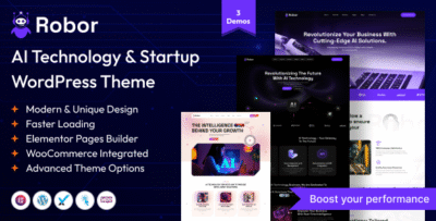 Robor – AI and Automation Integration WordPress Theme