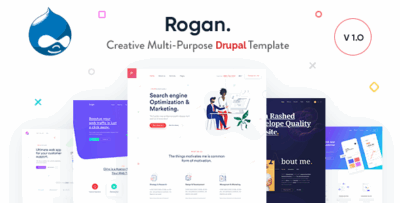 Rogan - Creative Multi-Purpose Drupal 11 & 10 Theme