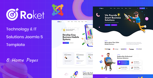Roket - Joomla 5 Technology & IT Solutions Template Roket - Joomla 5 Technology & IT Solutions Template