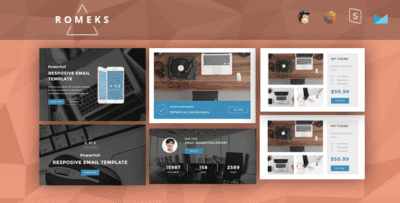 Romeks - Responsive Email + StampReady Builder