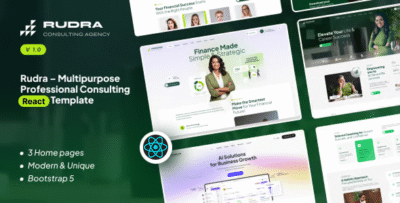 Rudra - Business Consulting React JS Template