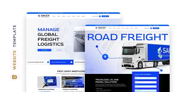 Sailex – Worldwide Logistics Company Responsive HTML Template Sailex – Worldwide Logistics Company Responsive HTML Template