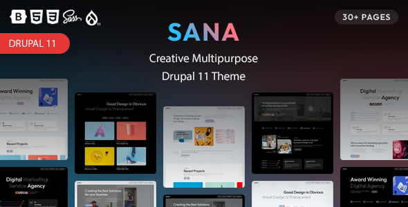 Sana - Creative Multipurpose Drupal 11 Theme Sana - Creative Multipurpose Drupal 11 Theme