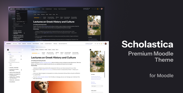 Scholastica - Premium Moodle Theme with Course Filter Scholastica - Premium Moodle Theme with Course Filter