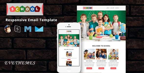 School - Responsive Email Template School - Responsive Email Template