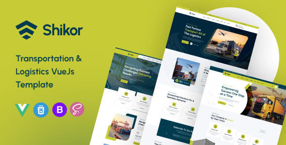 Shikor - Transportation & Logistics Vue Js Template Shikor - Transportation & Logistics Vue Js Template