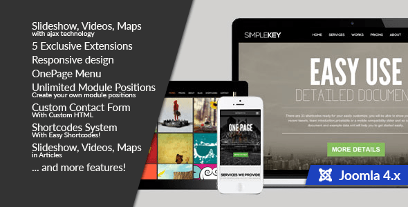 SimpleKey :: One Page Portfolio Joomla 3, 4 & 5 Template SimpleKey :: One Page Portfolio Joomla 3, 4 & 5 Template