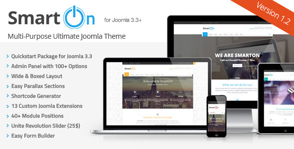 SmartOn - Multi-Purpose Ultimate Joomla Theme SmartOn - Multi-Purpose Ultimate Joomla Theme