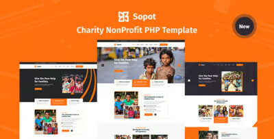 Sopot – Nonprofit Charity PHP Template