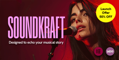 Soundkraft - A Complete Music WordPress Theme for Record Labels and Artists