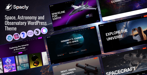 Spacly - Space & Astronomy WordPress Theme Spacly - Space & Astronomy WordPress Theme