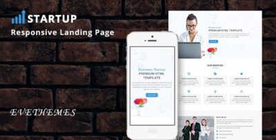 Startup - Responsive HTML Landing Page