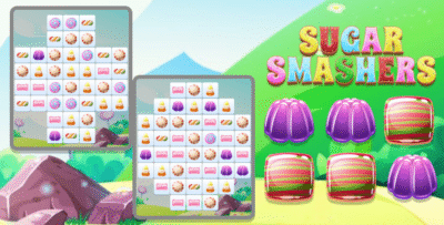 Sugar Smashers – Unity Puzzle Game with AdMob | Android & iOS