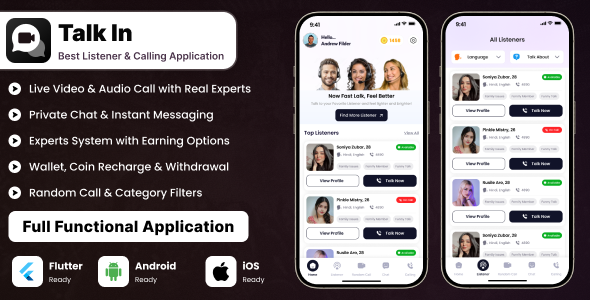 Talkin – Expert Audio & Video Calling App | Consultation, Astrology, Dating, Doctor, Lawyer, Advisor Talkin – Expert Audio & Video Calling App | Consultation, Astrology, Dating, Doctor, Lawyer, Advisor