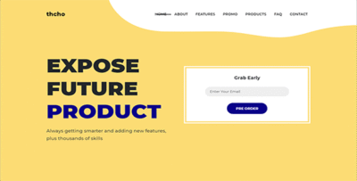 Thcho - Single Product Landing Page Template