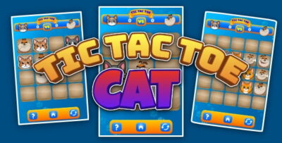 Tic Tac Toe Cat - Cross Platform Puzzle Game