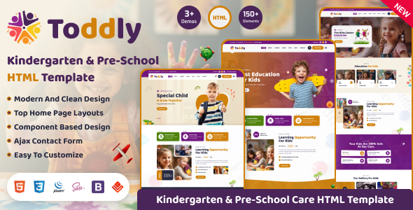 Toddly - Children School & Kindergarten HTML Template Toddly - Children School & Kindergarten HTML Template