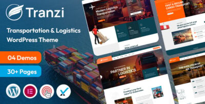 Tranzi - Transportation & Logistics WordPress Theme