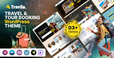 Travlia - Travel & Tour Booking WordPress Theme