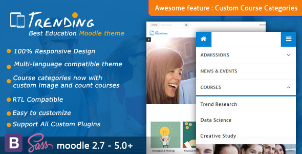 Trending - High Quality Responsive Moodle Theme Trending - High Quality Responsive Moodle Theme
