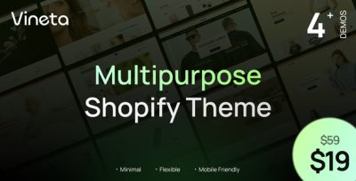 Vineta - Clean, Responsive Shopify Theme