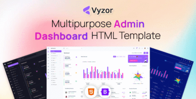 Vyzor - Multipurpose Bootstrap Admin Panel & Dashboard Template