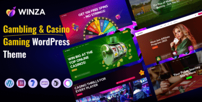 Winza - Casino & Online Betting WordPress Theme