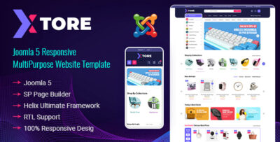 Xtore - Joomla 5 Responsive MultiPurpose Website Template