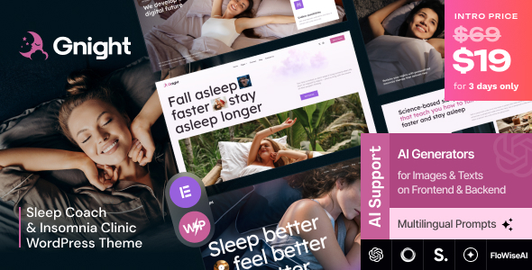 GNight - Sleep Coach & Insomnia Clinic WordPress Theme GNight - Sleep Coach & Insomnia Clinic WordPress Theme