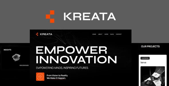 Kreata - Creative HTML Templat Kreata - Creative HTML Template