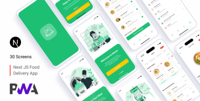 Mesio - Food Delivery UI App (Next.js + PWA Ready)