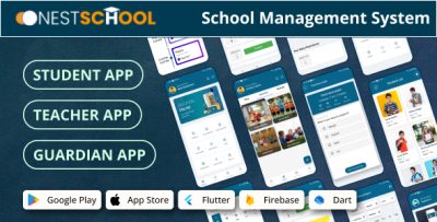 Onest Schooled Mobile App - School Management System Flutter Application