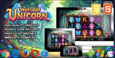 World of Unicorn - HTML5 Slot Machine