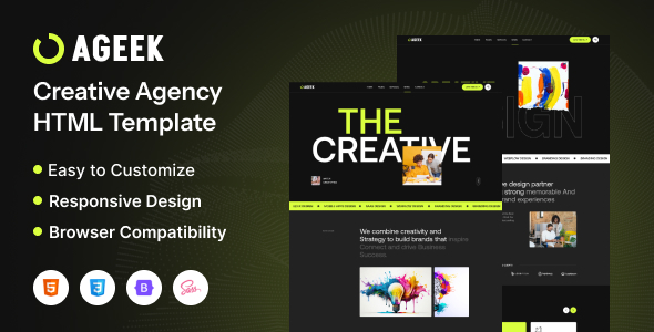 Ageek - Creative Digital Agency HTML Template Ageek - Creative Digital Agency HTML Template