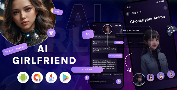 AI Girlfriend Chat – Virtual Roleplay & Companion App AI Girlfriend Chat – Virtual Roleplay & Companion App
